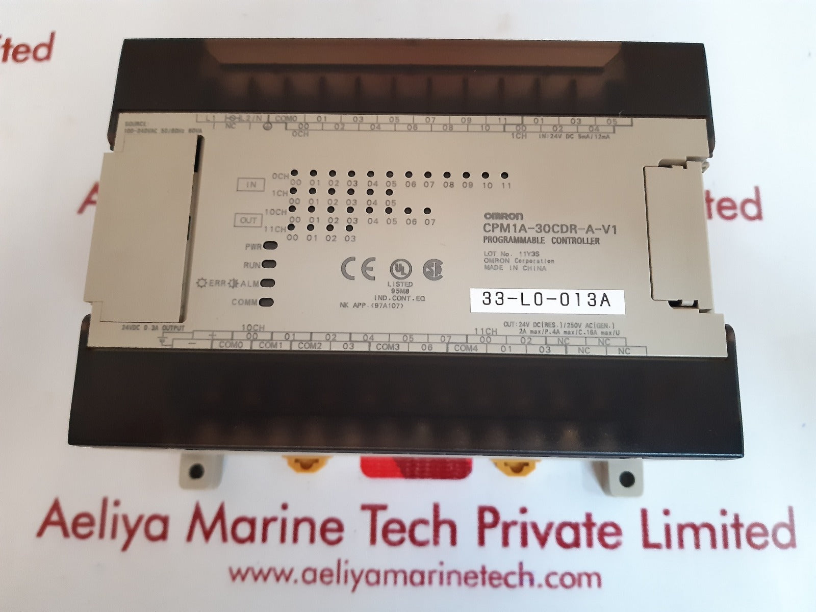 Omron cpm1a-30cdr-a-v1 programmable controller 24v