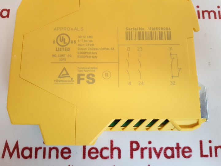 Phoenix contact psr-esp4 psr-scp-24dc/esp4/2x1/1x2 safety relay