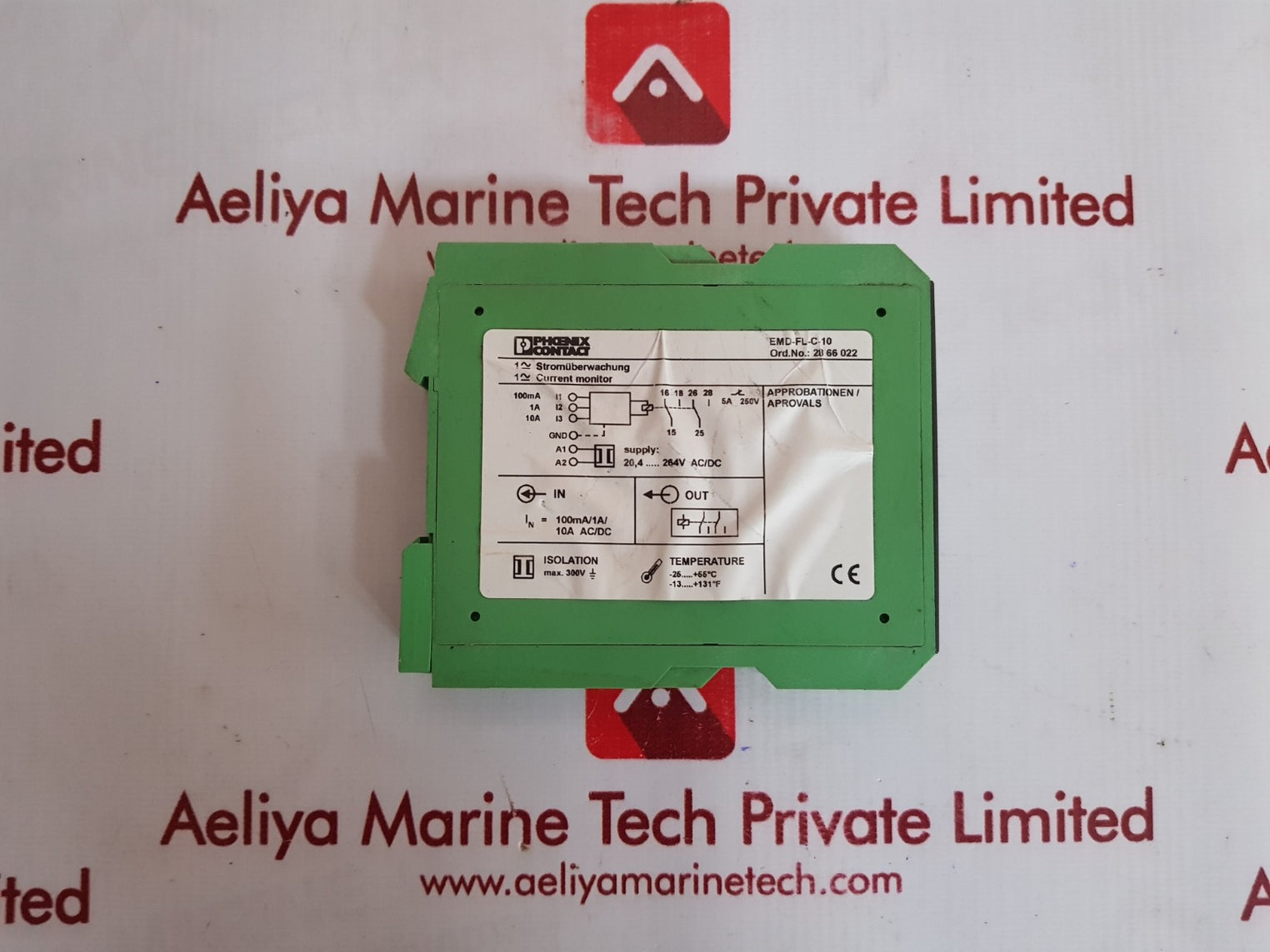 Phoenix contact emd-fl-c-10 current monitor relay 