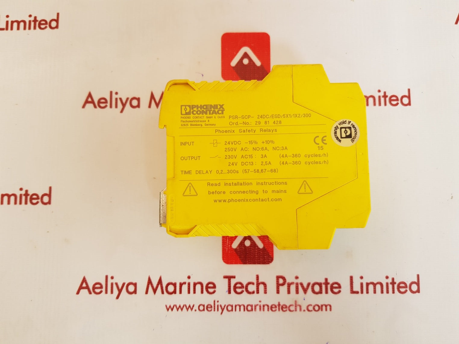 Phoenix psr-esd-300 safety relays