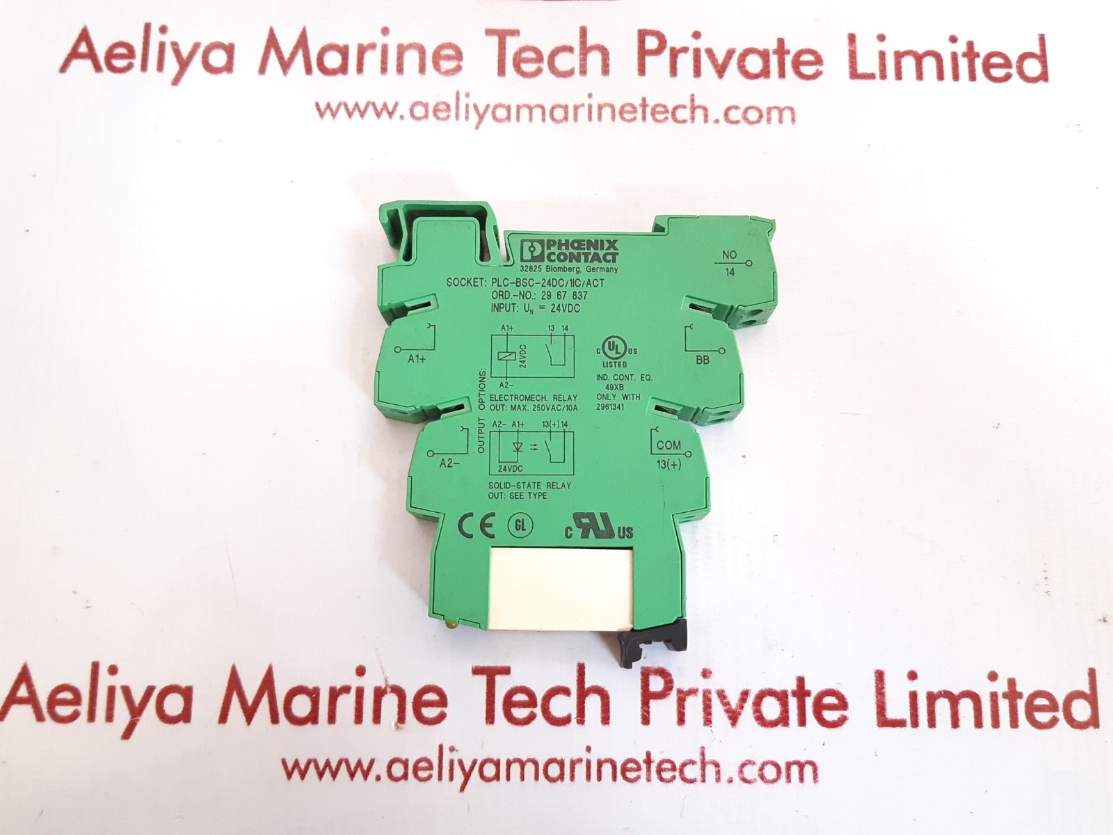 Phoenix contact plc -bsc-24dc/1lc/act solid state relay 2967837