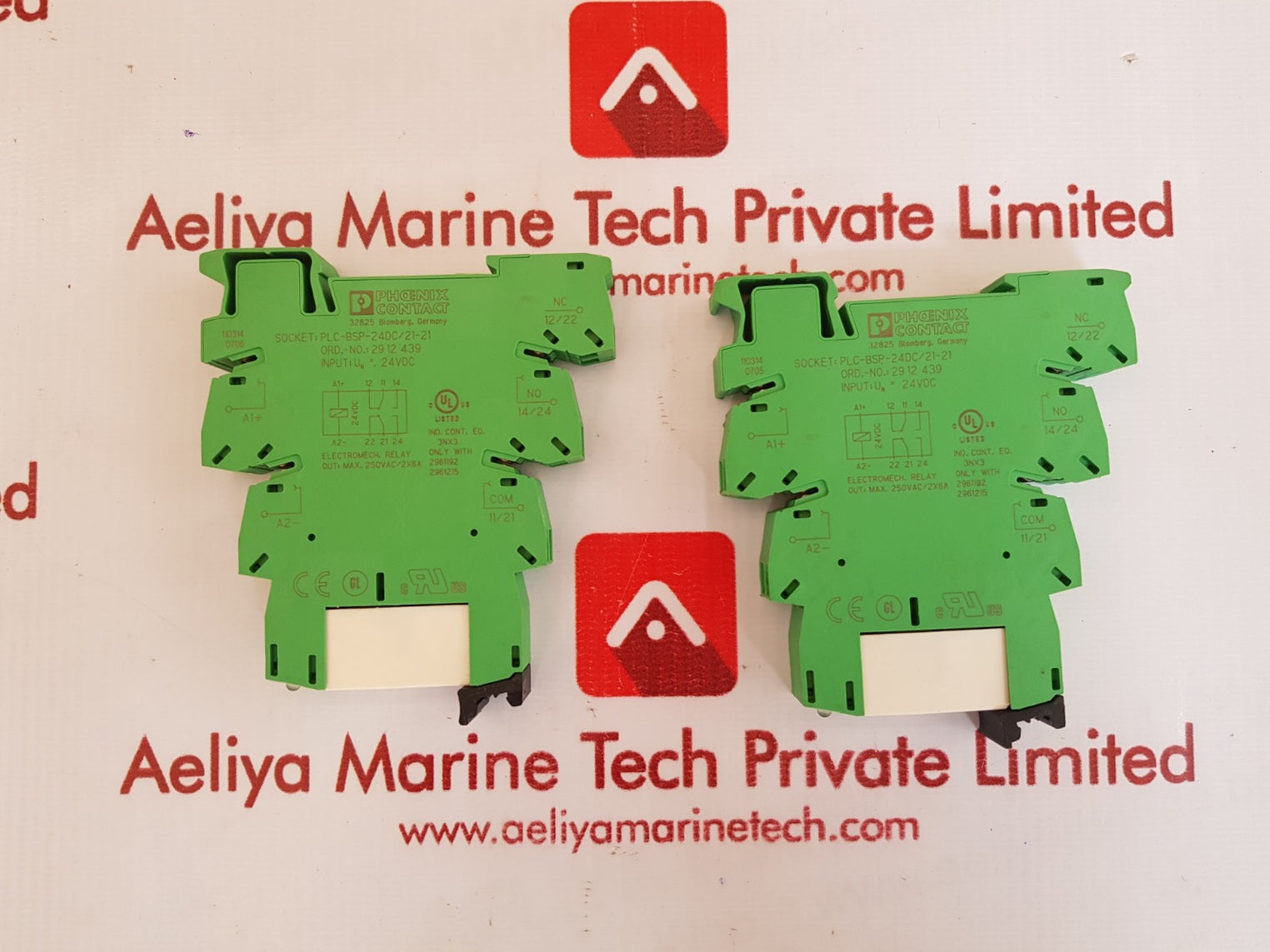 Phoenix Contact  Plc-bsp-24Dc/21-21 Relay Socket 2961192