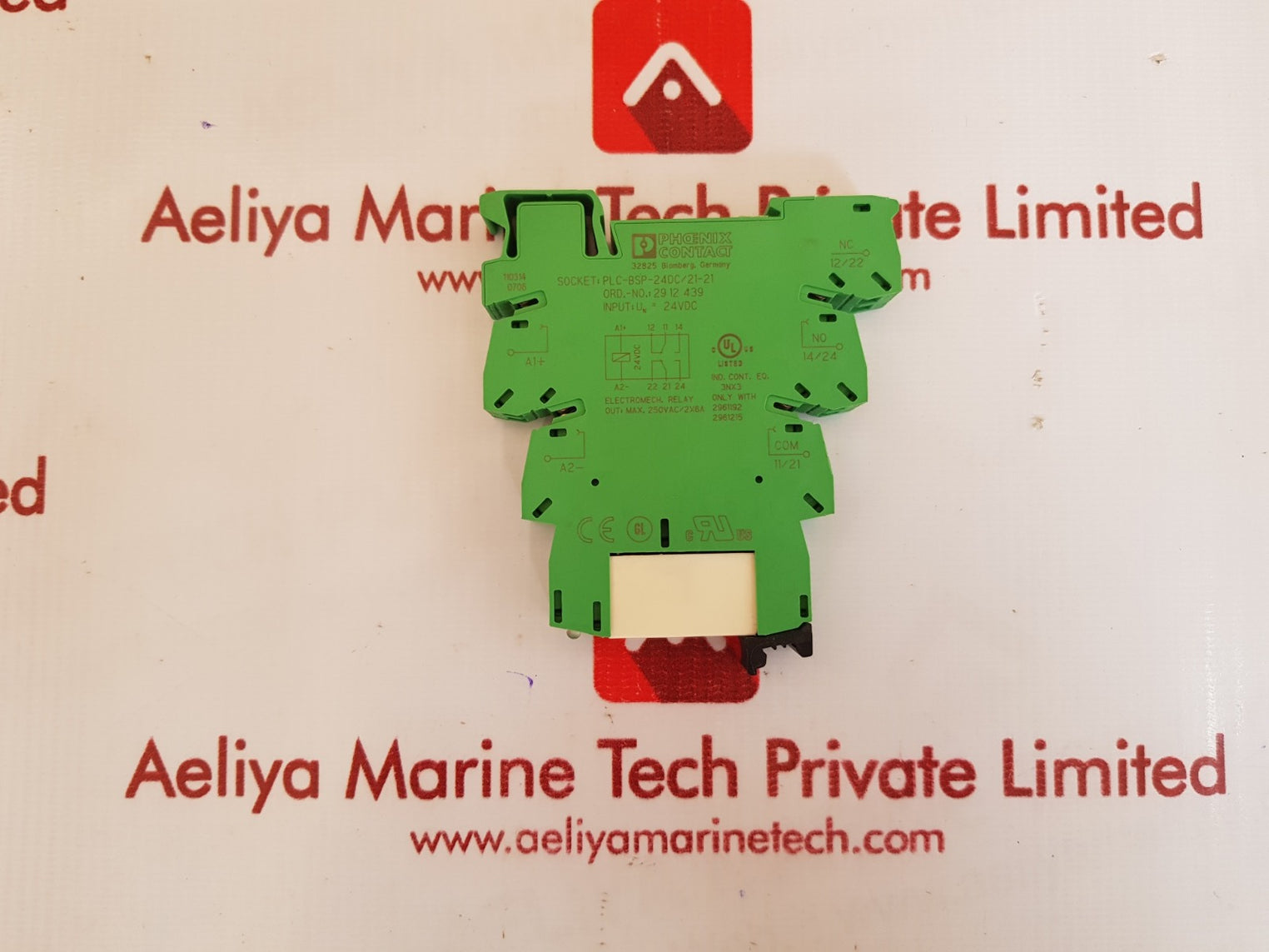 Phoenix Contact  Plc-bsp-24Dc/21-21 Relay Socket 2961192