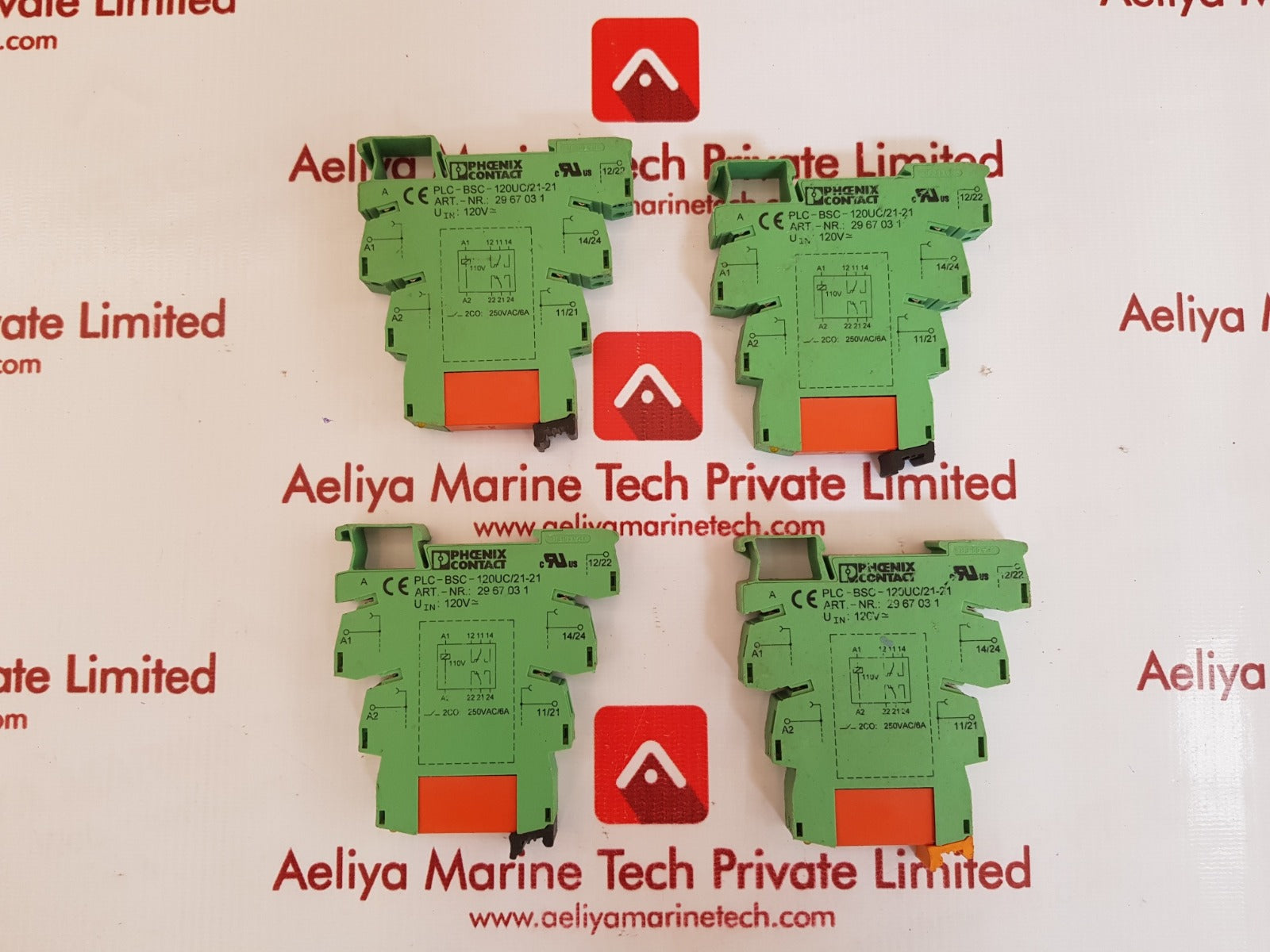 Phoenix contact plc-bsc-120uc/21-21 relay module
