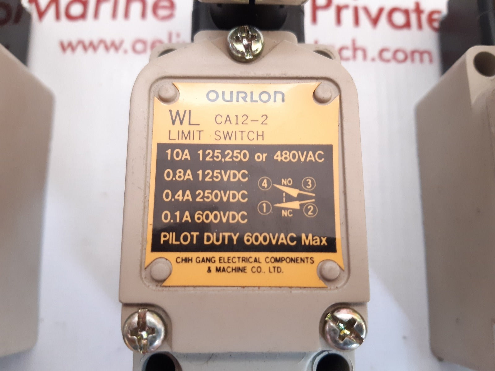 Ourlon wl ca12-2 limit switch with roller 