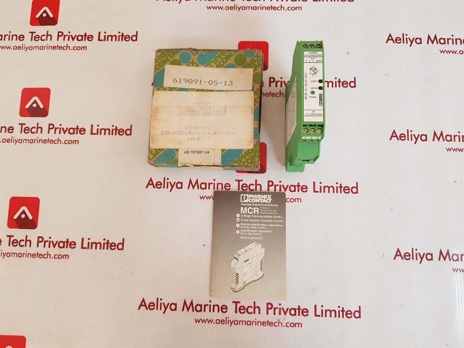 Phoenix contact mcr-c-ui/ui-dci isolating amplifier