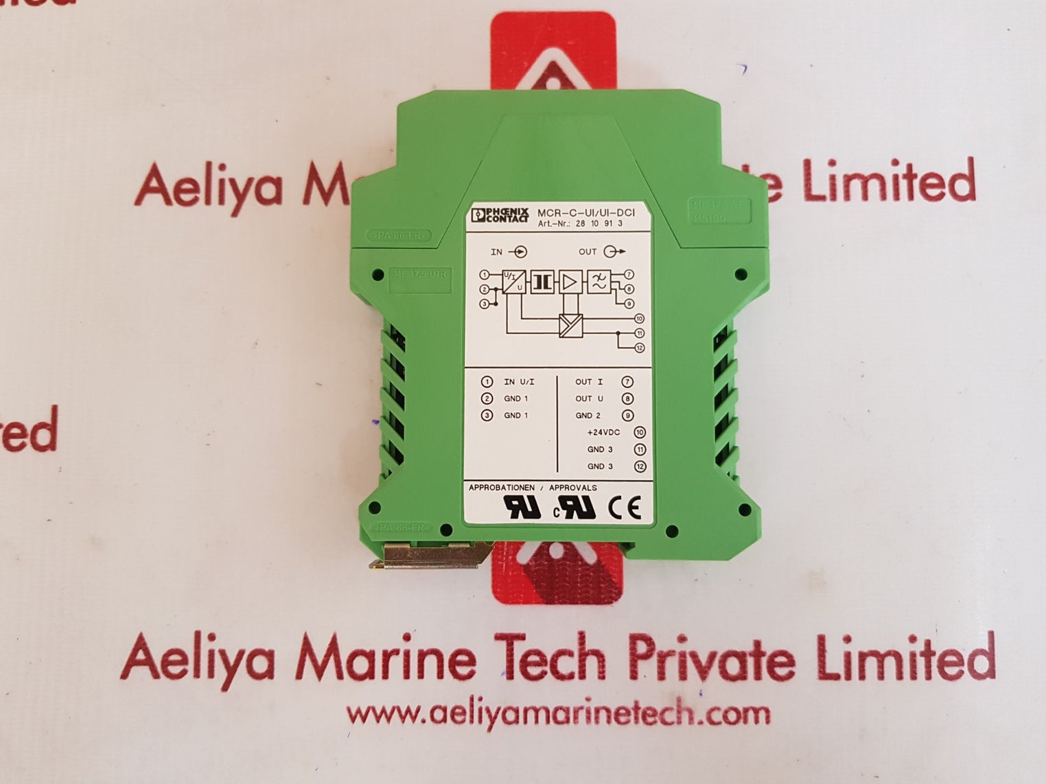 Phoenix contact mcr-c-ui/ui-dci isolating amplifier