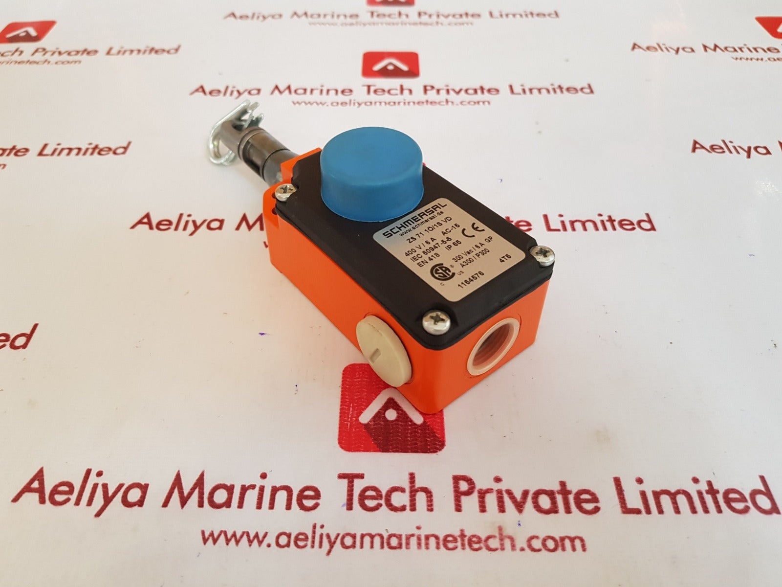 Schmersal zs 71 1o/1s vd pull wire switch 300vac / 6a 