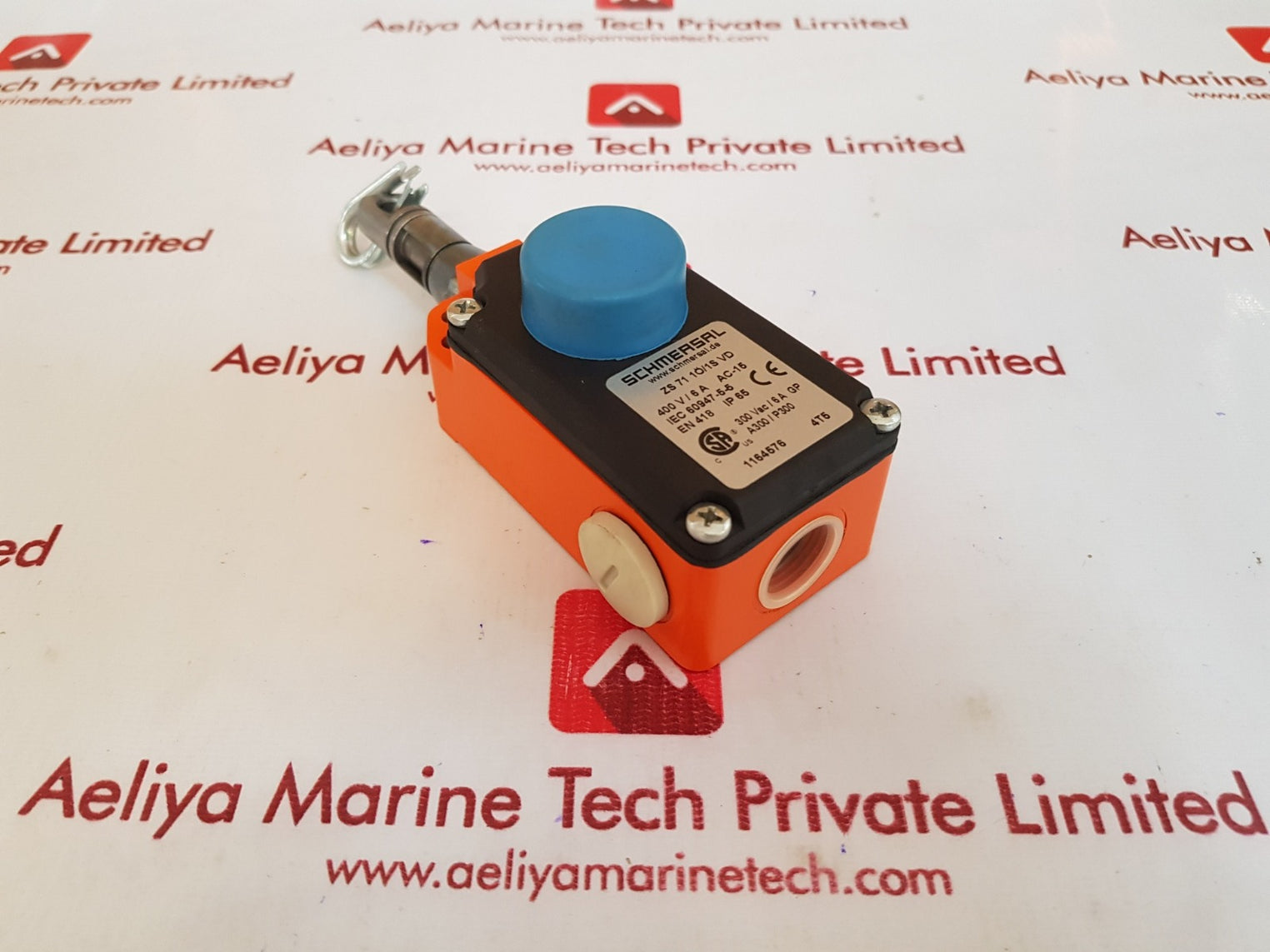 Schmersal zs 71 1o/1s vd pull wire switch 300vac / 6a 