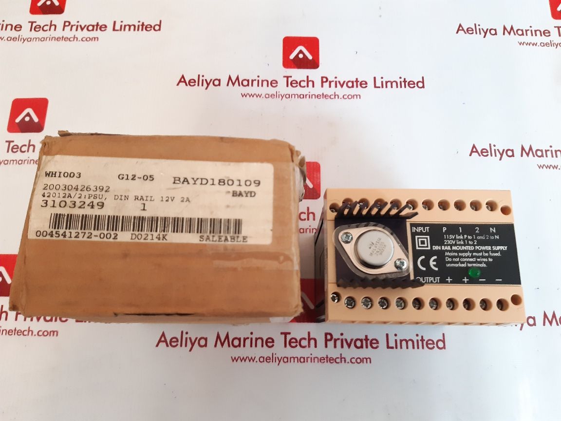 Convel 42012A/2 Din Rail Mounted Power Supply
