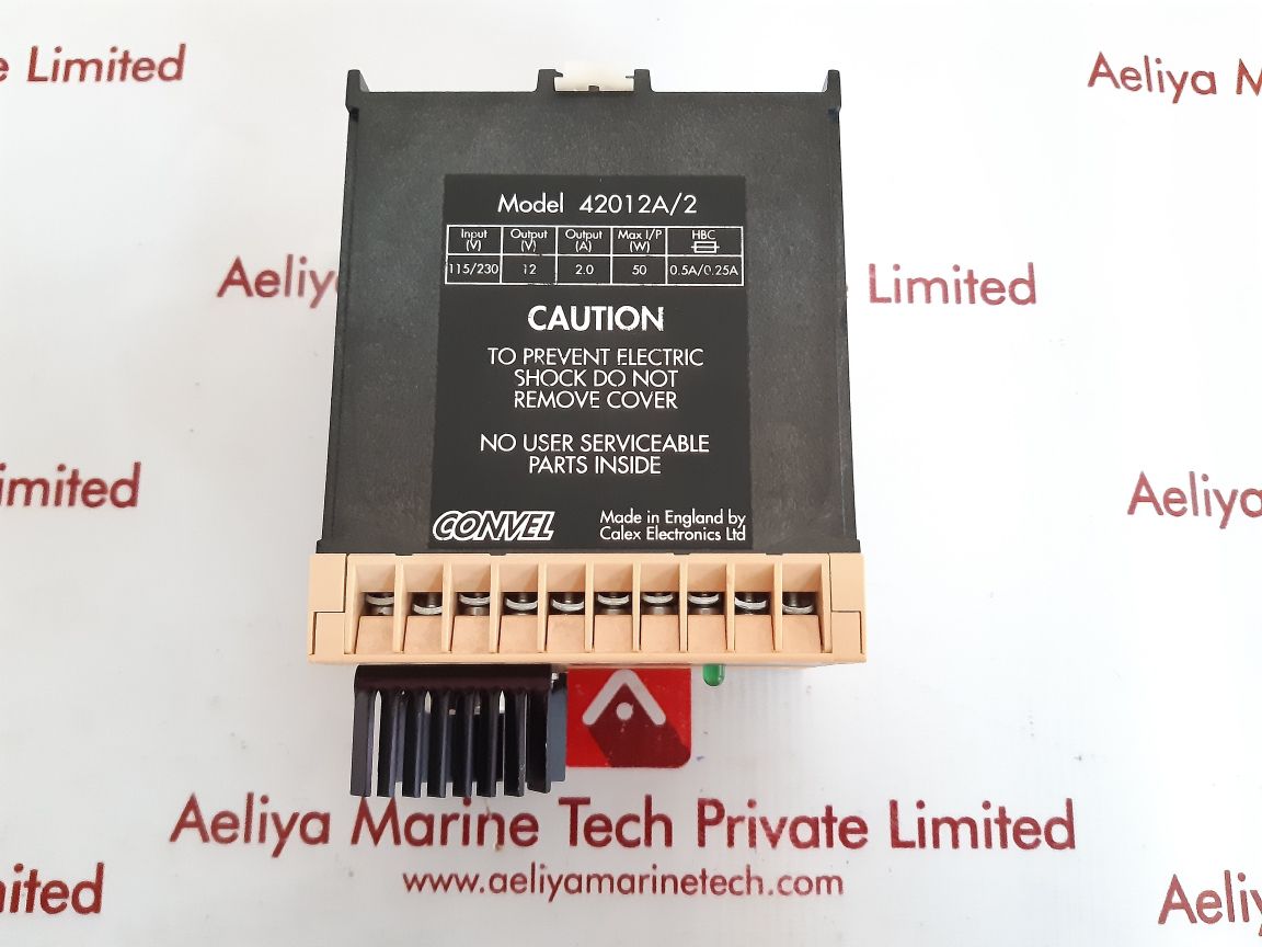 Convel 42012A/2 Din Rail Mounted Power Supply