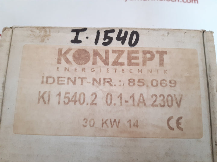 Kuhnke ki 1540.2 current monitorig relay