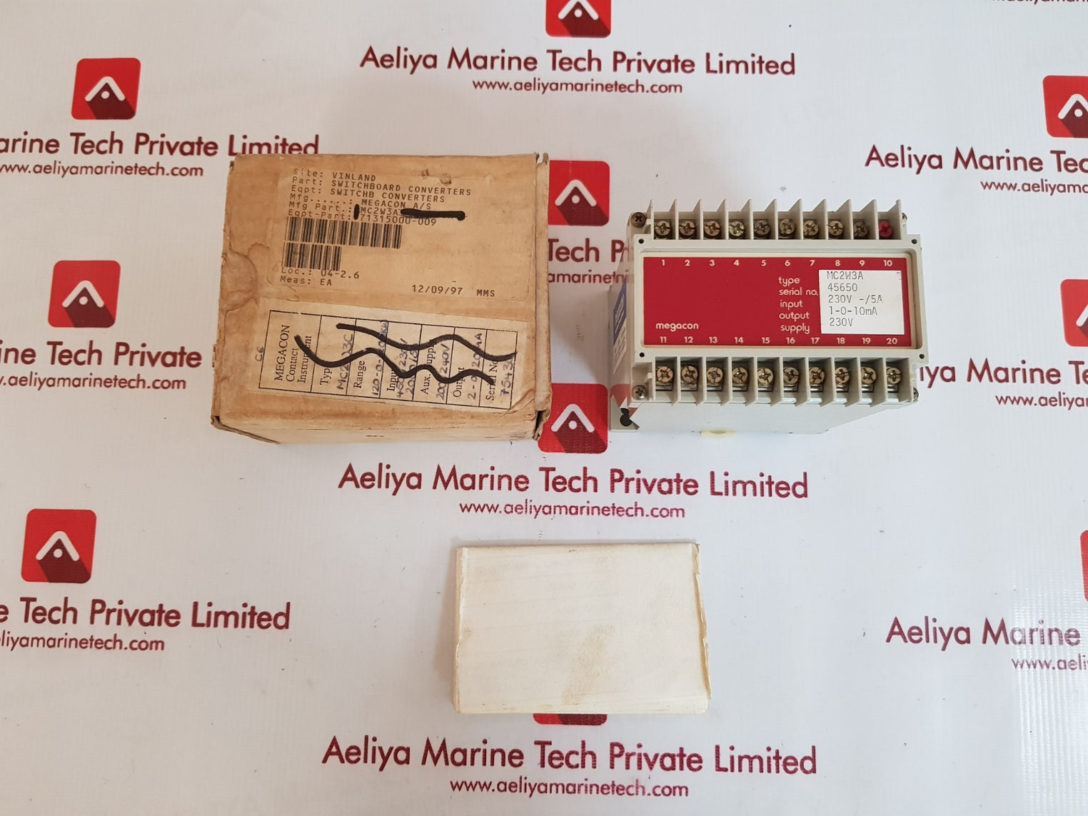 Megacon mc2w3a relay 230v