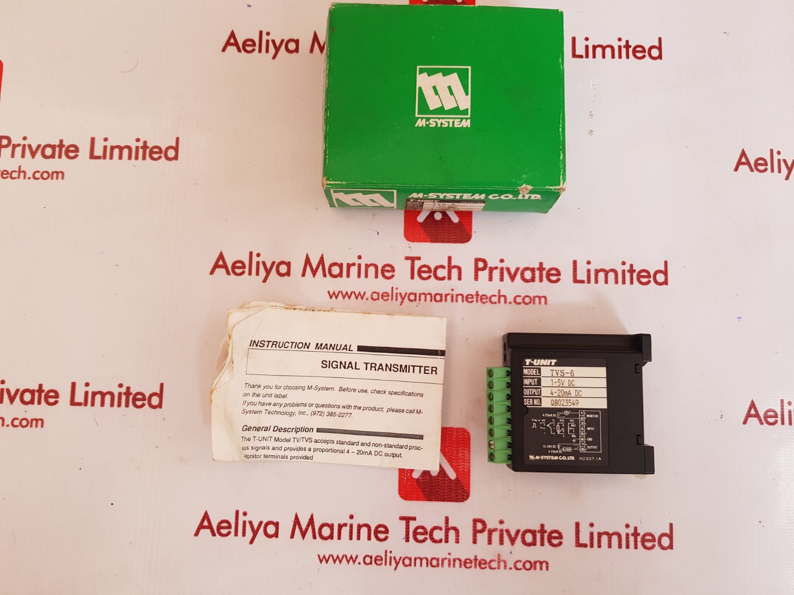 M-system t-unit tvs-6 signal transmitter 