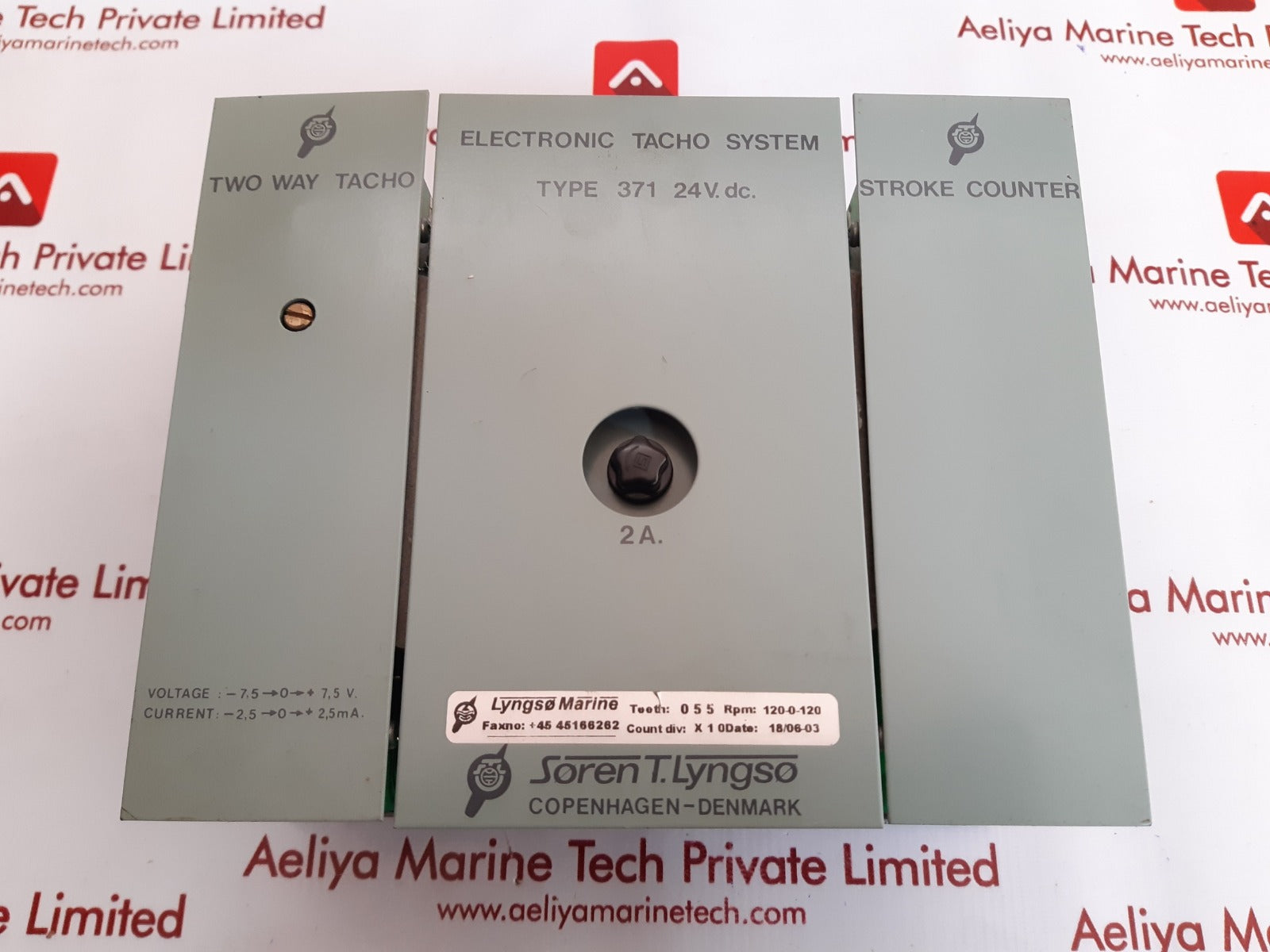 Lyngso marine 371 134 000 electronic tacho system – Aeliya Marine Tech