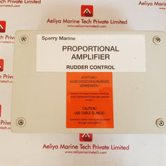 Sperry marine 060197 proportional amplifier for rudder control 