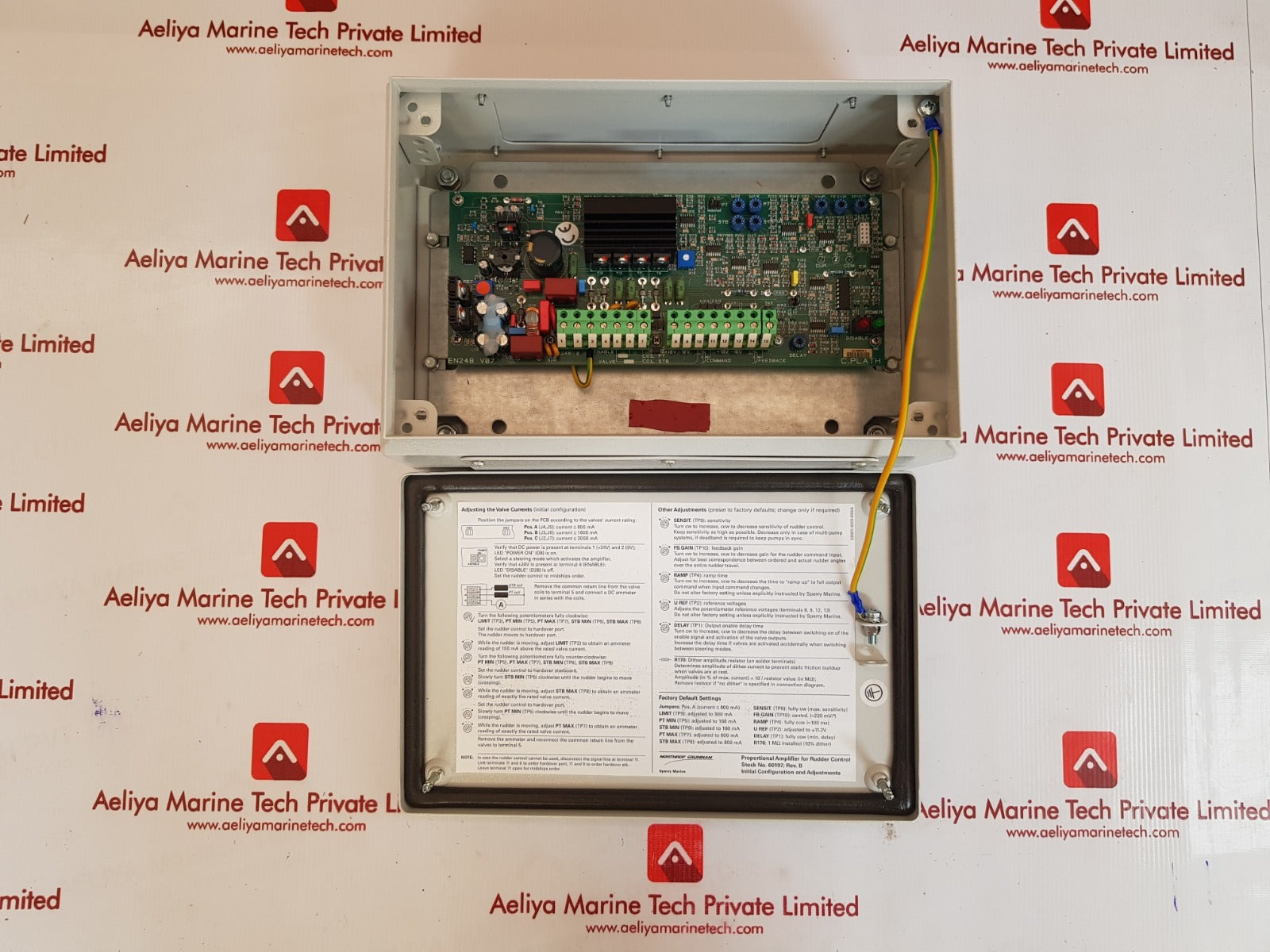 Sperry marine 060197 proportional amplifier for rudder control 