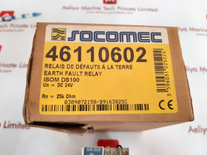 Socomec isom ds100 earth fault relay  46110602