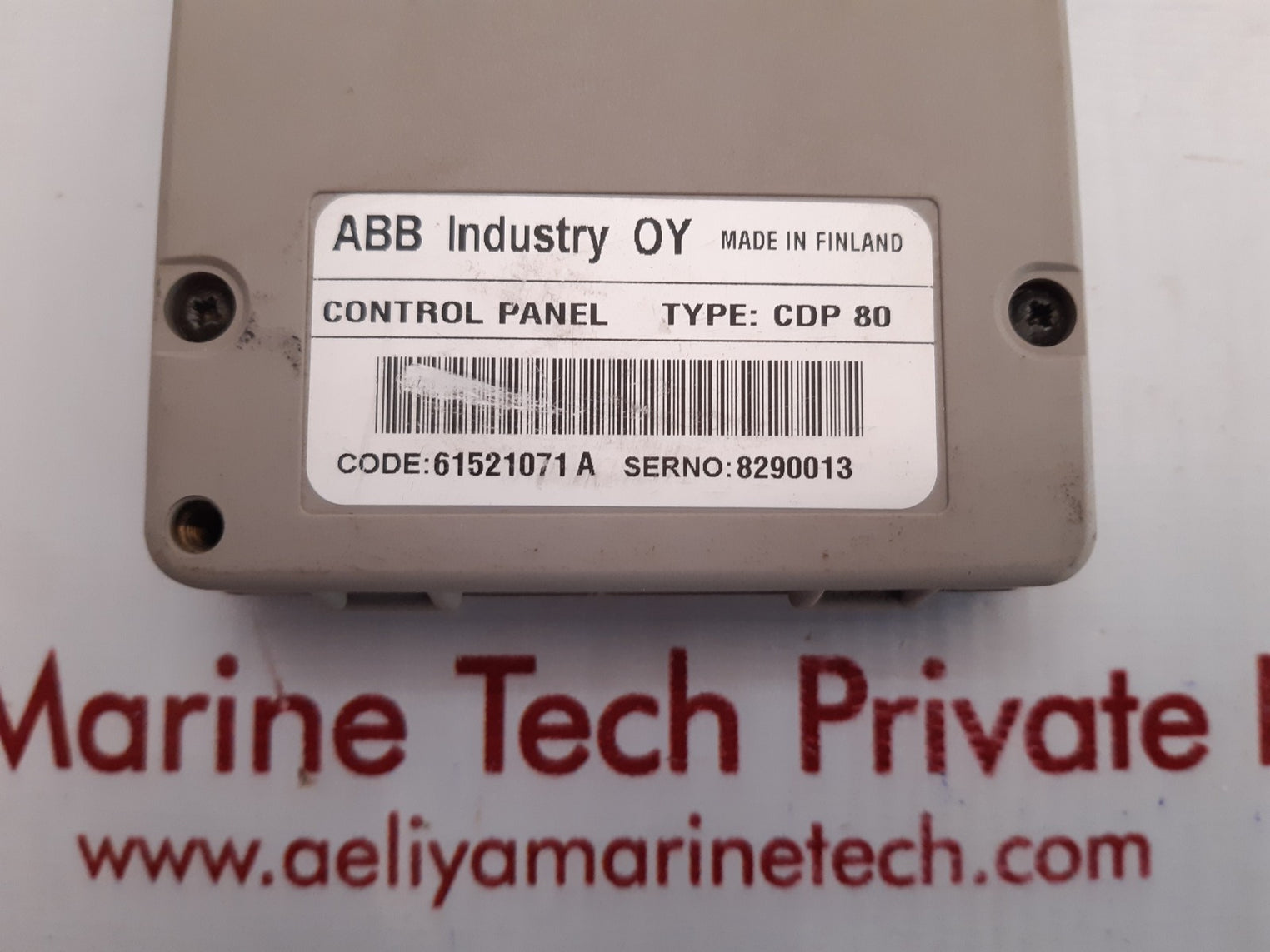 Abb cdp 80 control panel 61521071 a