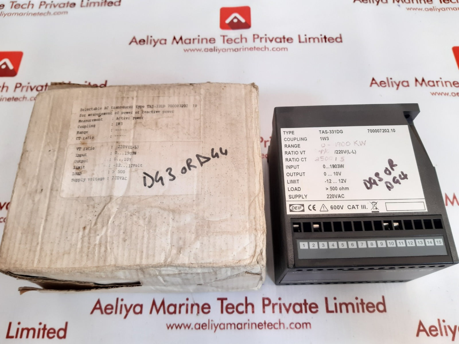 Deif tas-331dg 700007202.10 selectable ac transducer