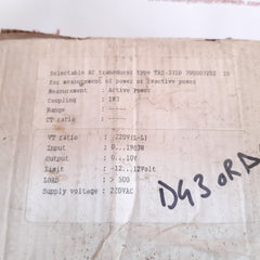 Deif tas-331dg 700007202.10 selectable ac transducer