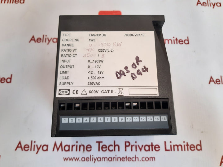 Deif tas-331dg 700007202.10 selectable ac transducer