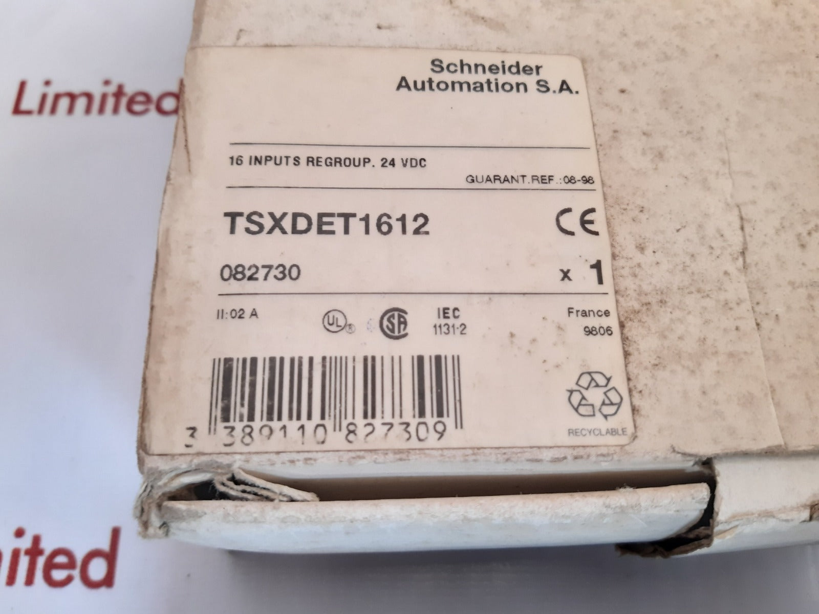 Schneider tsxdet1612 input module