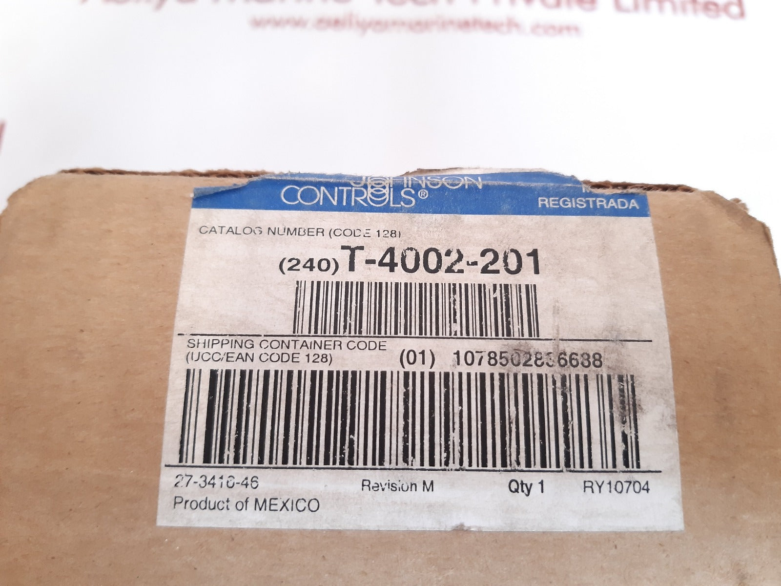 Johnson controls t-4002-201 thermostat