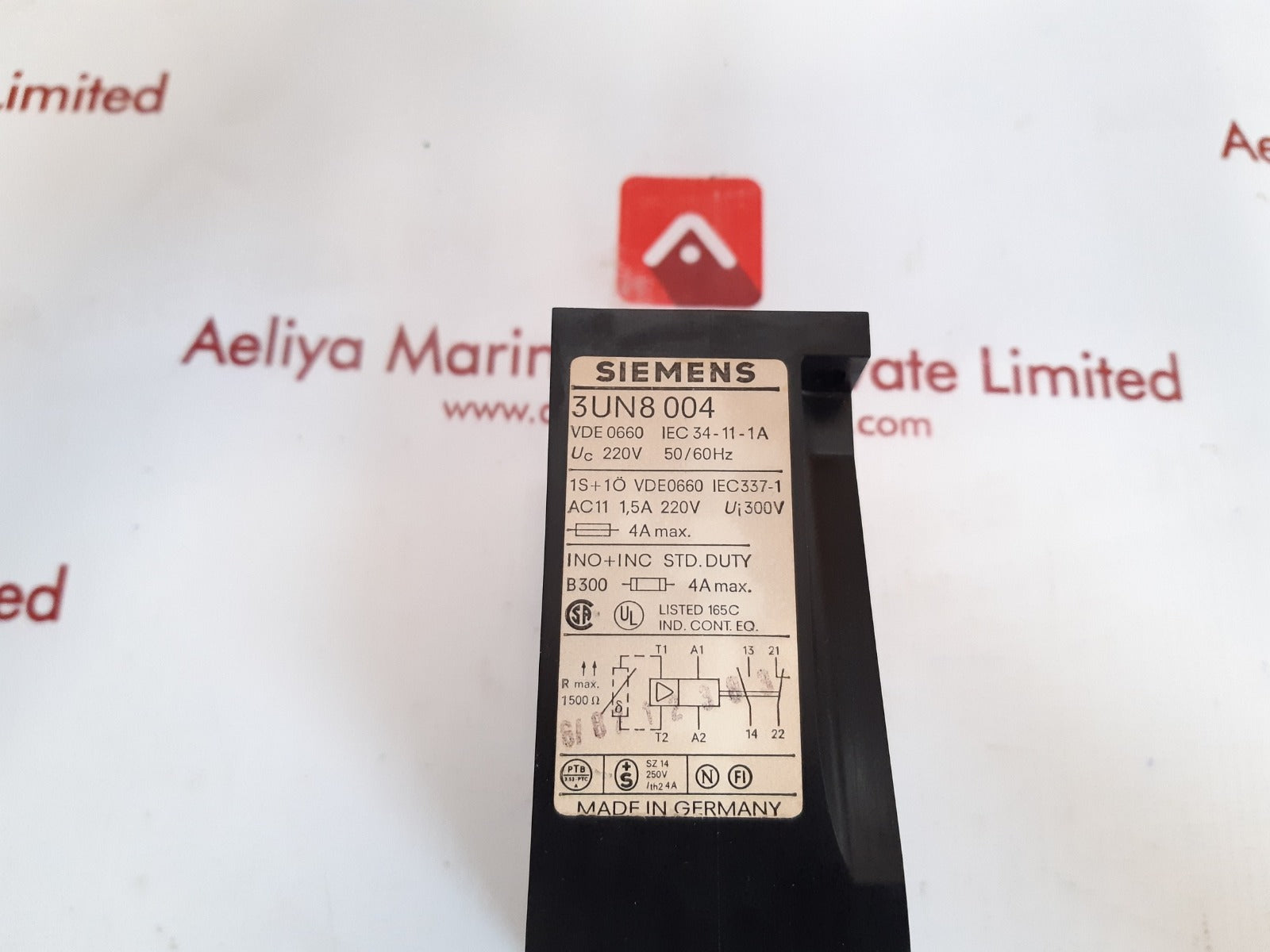Siemens 3un8 004 control relay 