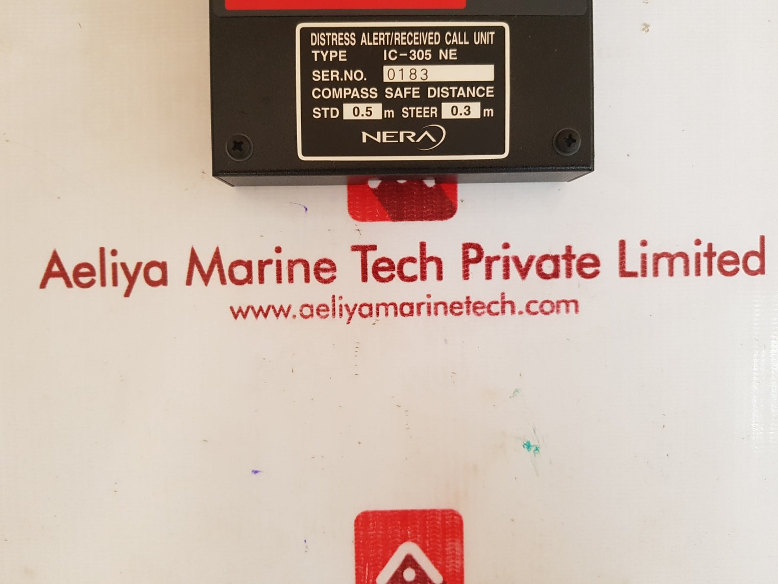 Nera ic-305 ne distress alert/received call unit