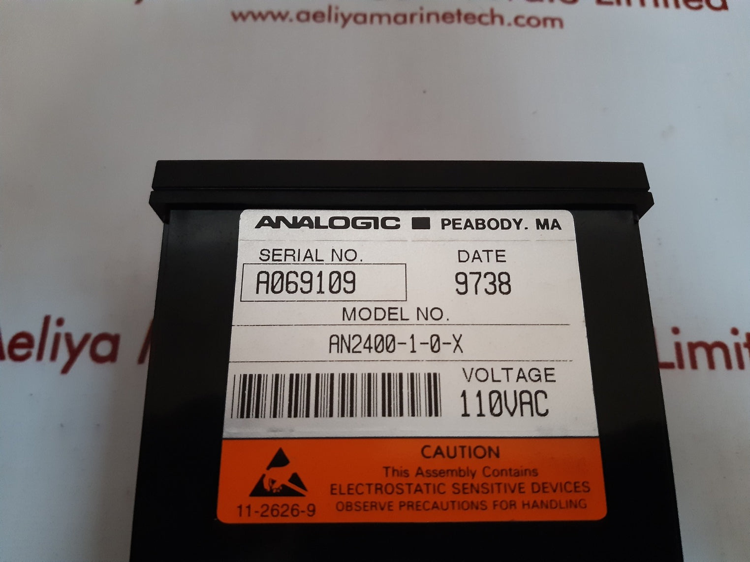 Analogic an2400-1-0-x voltage/current controller panel meter