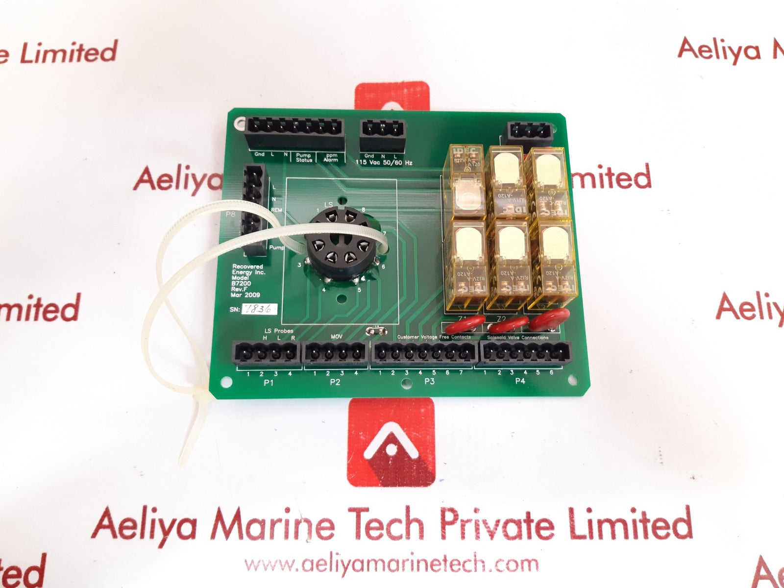 Recovered energy b7200 pcb card rev.f