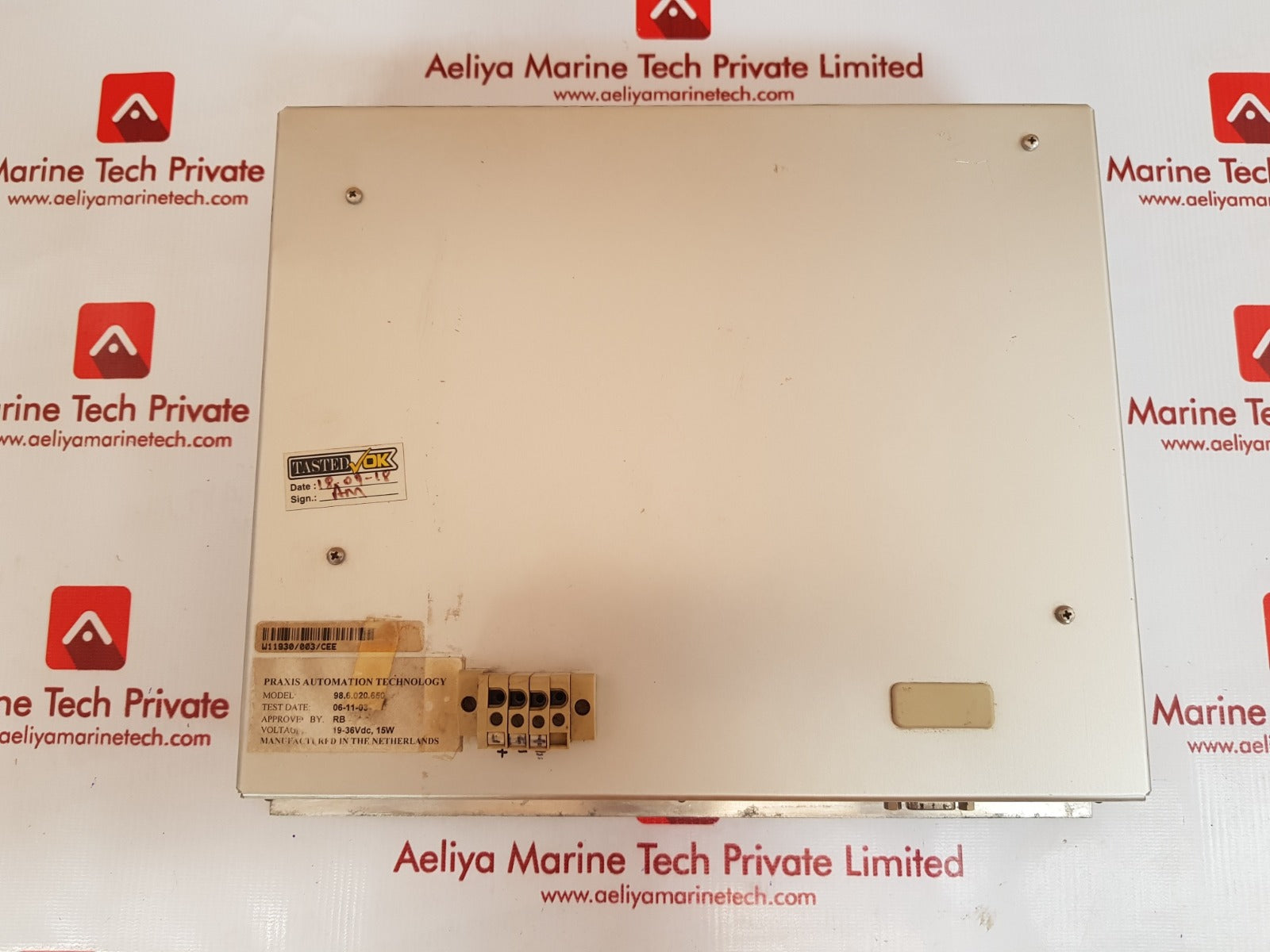Praxis automation 98.6.020.650 display panel