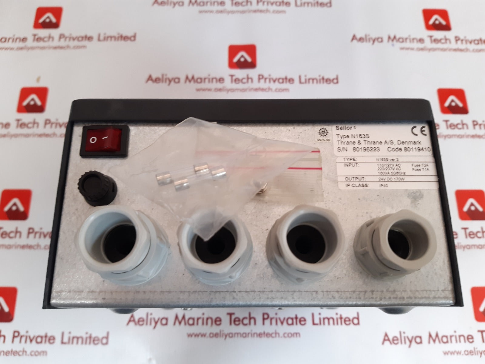 Sailor n163s ac/dc power supply