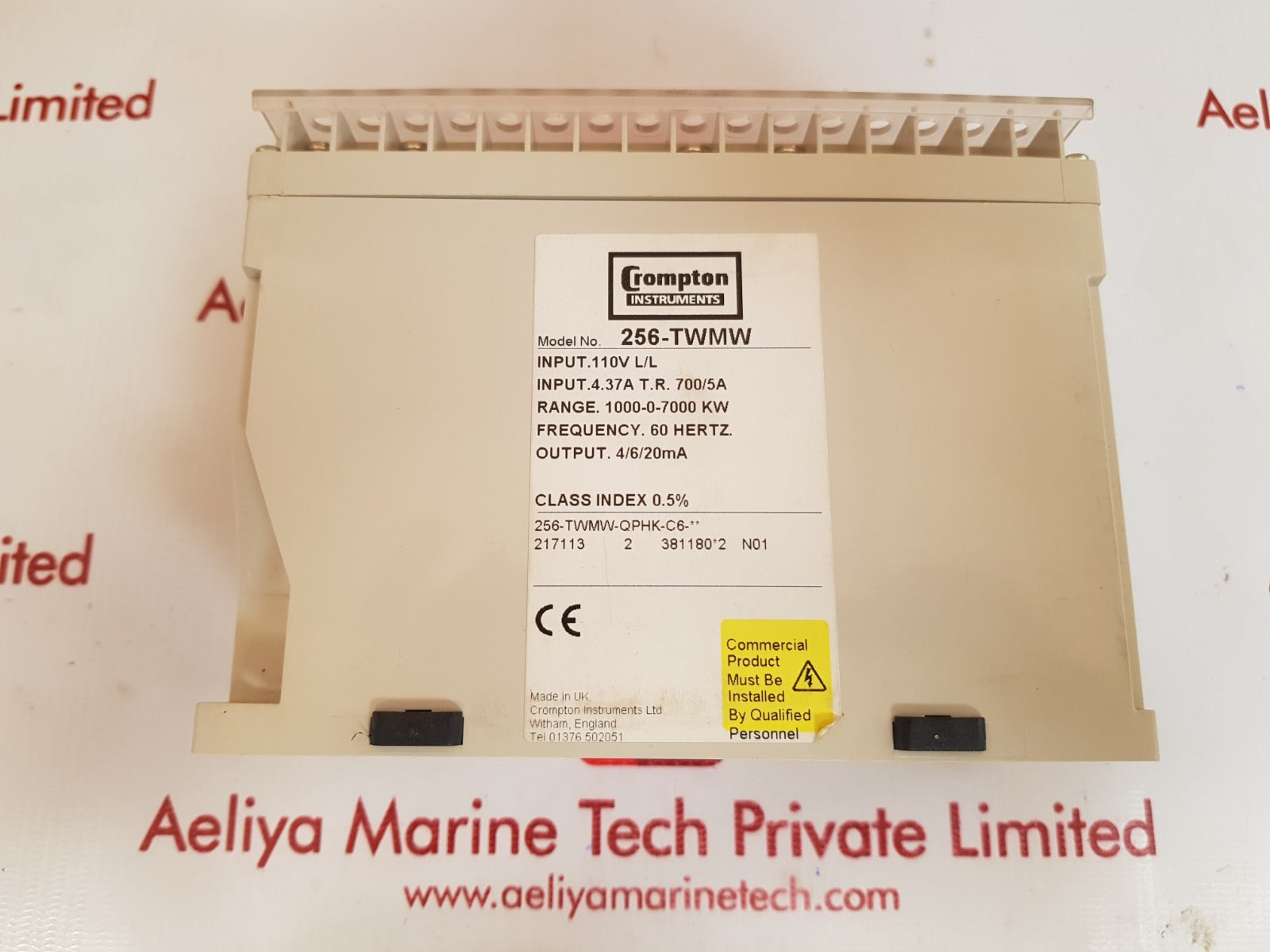 Crompton  256-twmw transducer 60 hertz