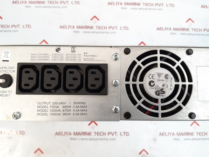Apc sua 1500rmi2u uninterruptible power supply