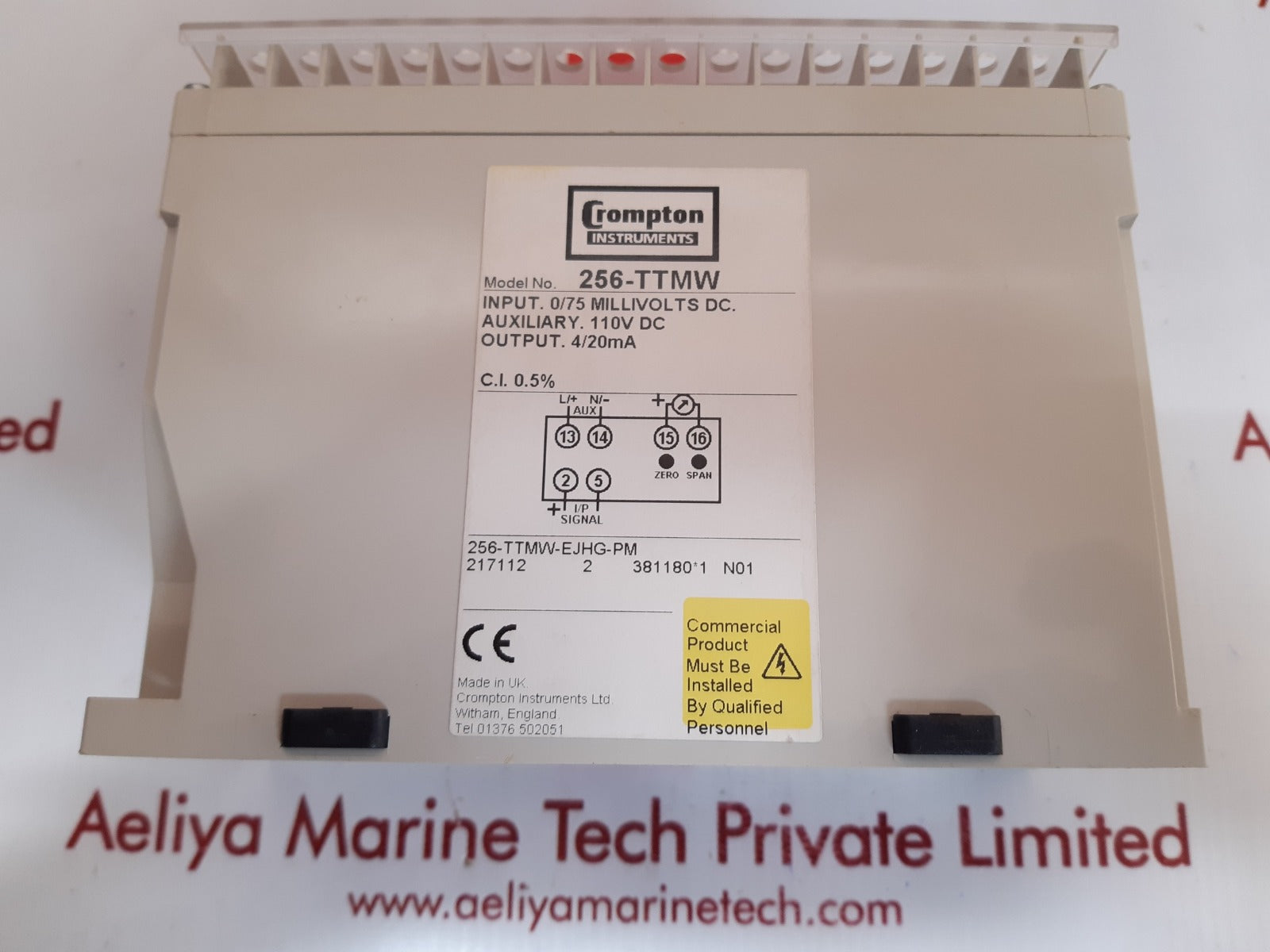 Crompton 256-ttmw dc current transducer-crompton 110v 