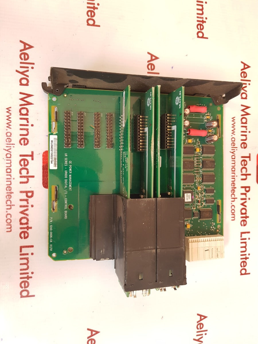 Ge multilin ur 6ch digital i/o control board 12a0-0006-c6 