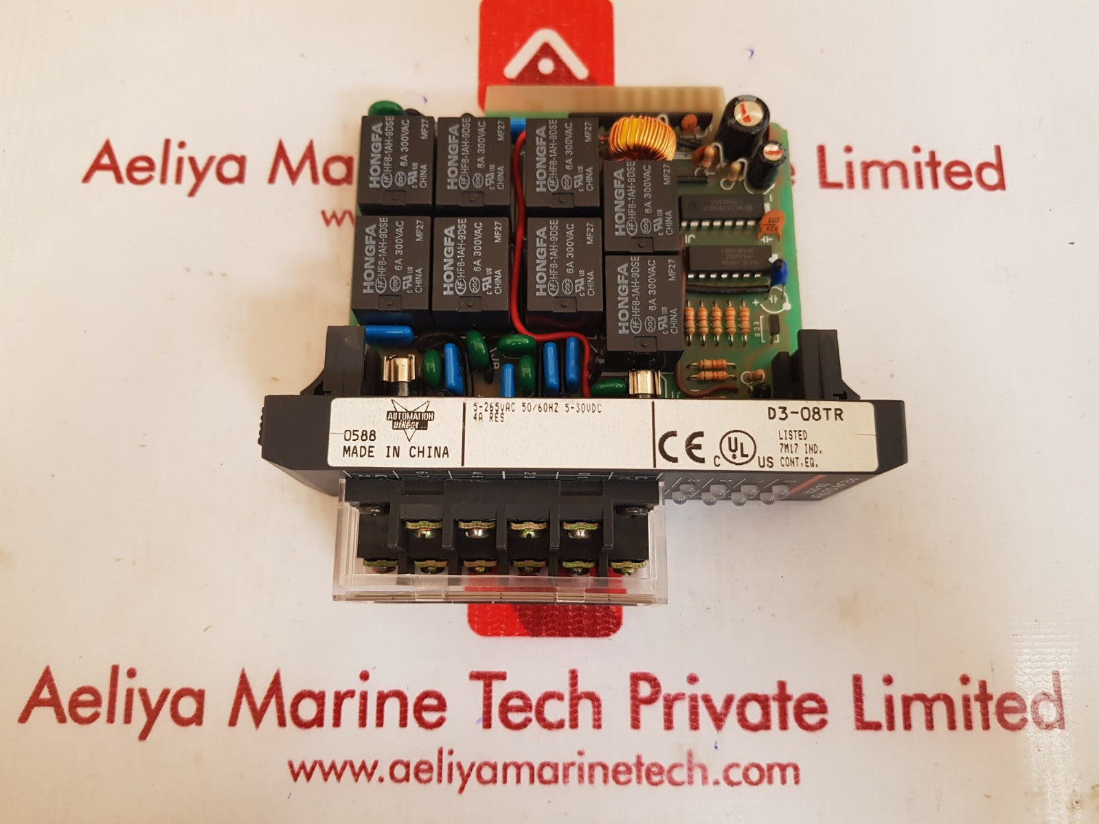 Automation direct d3-08tr relay output module – Aeliya Marine Tech