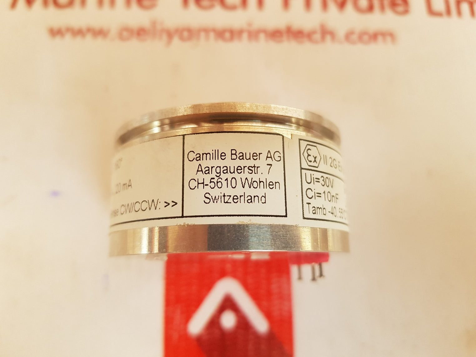 Camille bauer Kinax 3w2 transmitter for angular position 708-215d 1a 