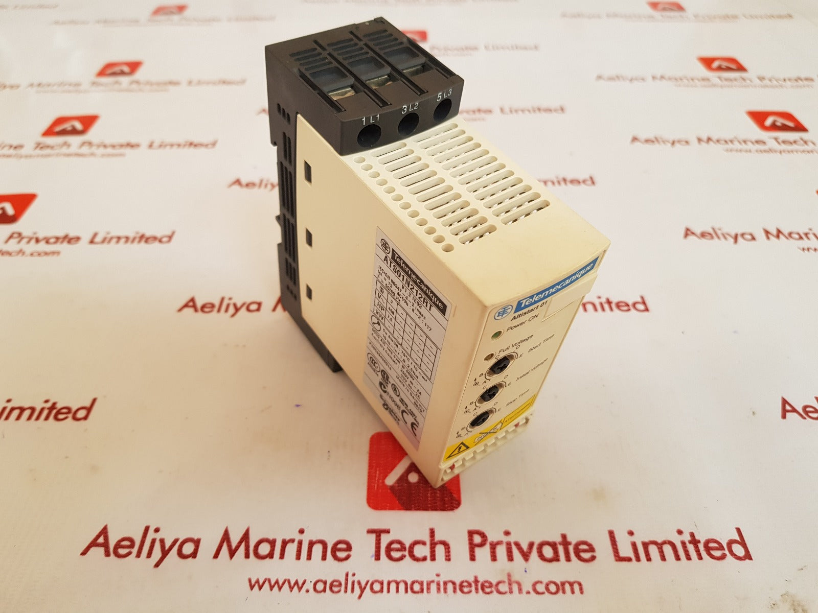 Schneider ats01n212rt soft starter 460/480v 12a