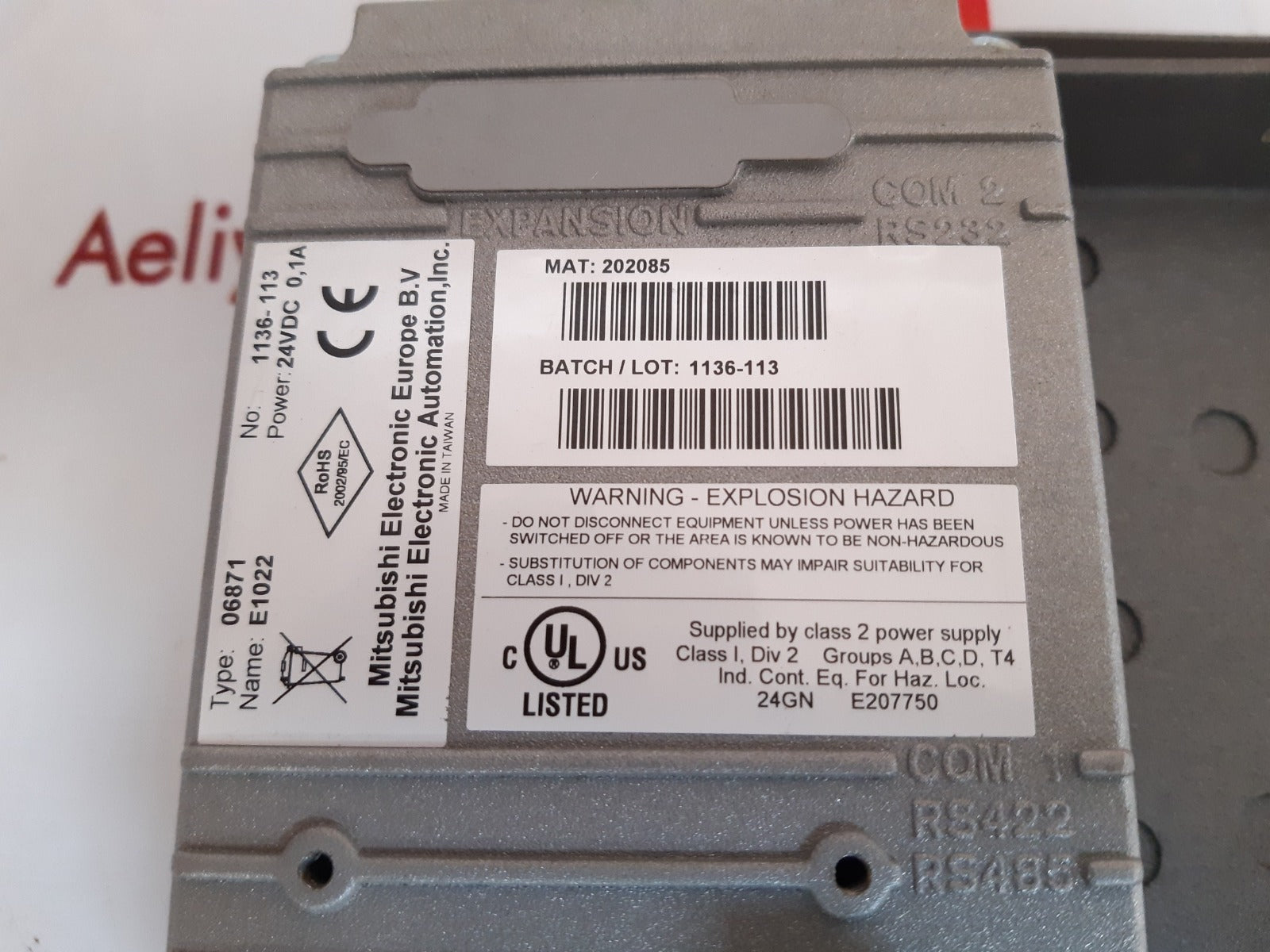 Mitsubishi e1022 operator panel 06871