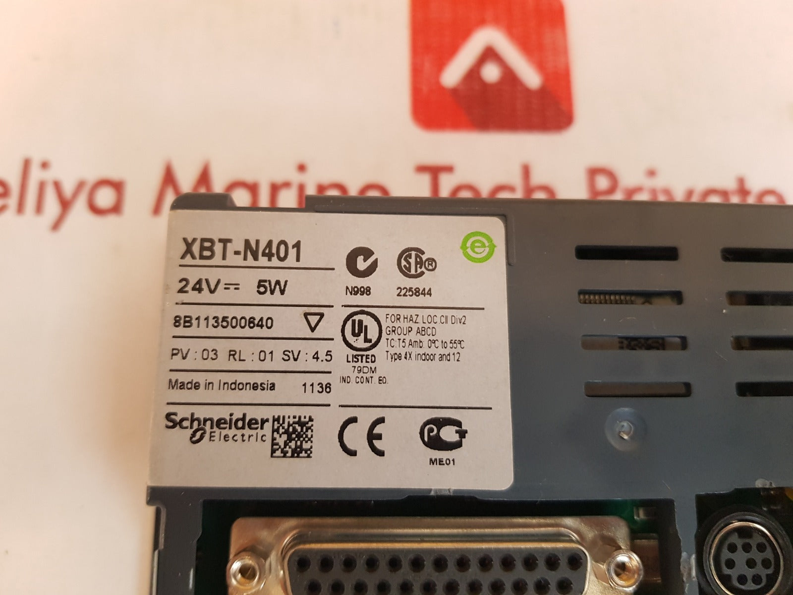 Schneider electric magelis xbt-n401 text display 55°c