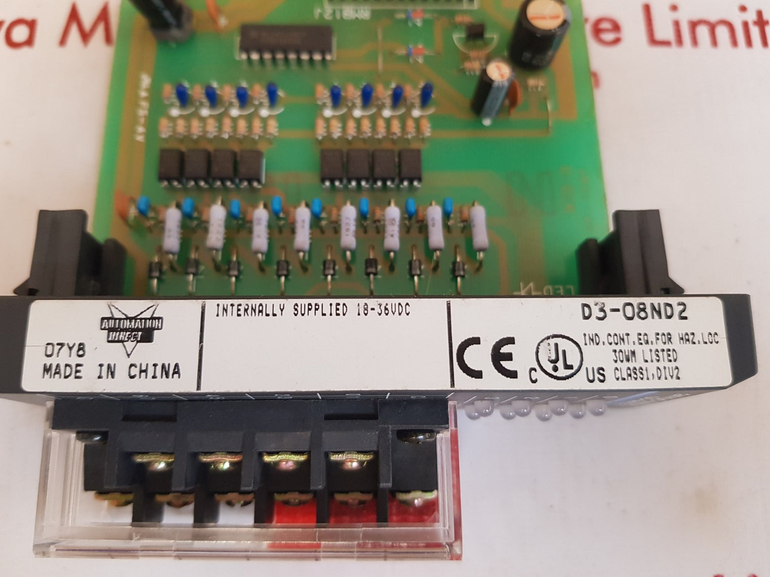 Automation direct d3-08nd2 plc input module