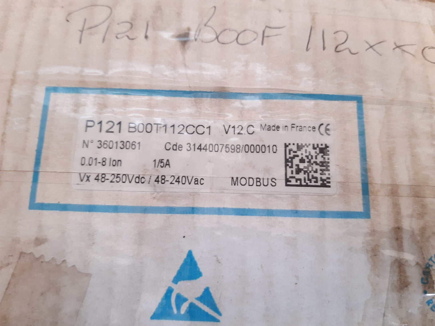 Schneider electric micom p121 micro current protection relay b00t112cc1