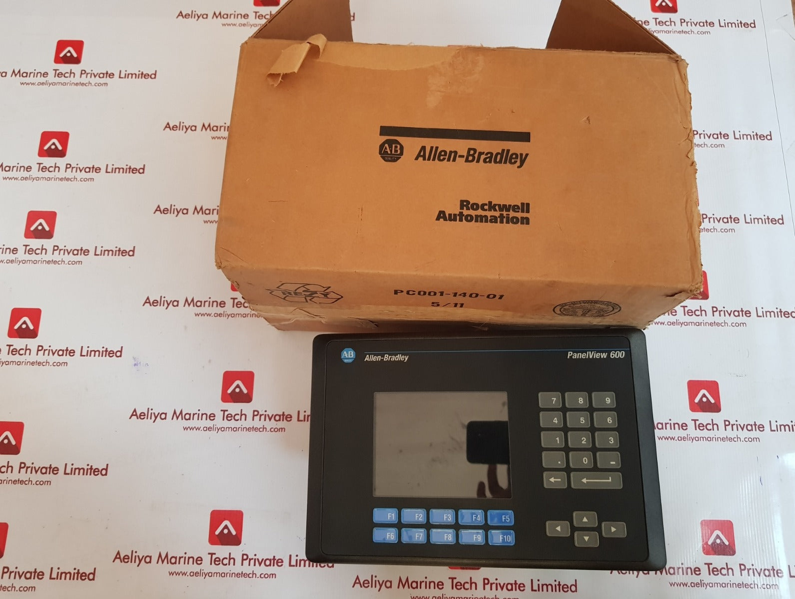 Allen - bradley 2711-k6c8l1x ser.b panelview 600 touch screen display