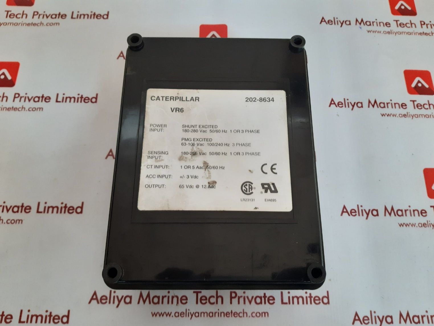 Caterpillar vr6 automatic voltage regulator 202-8634