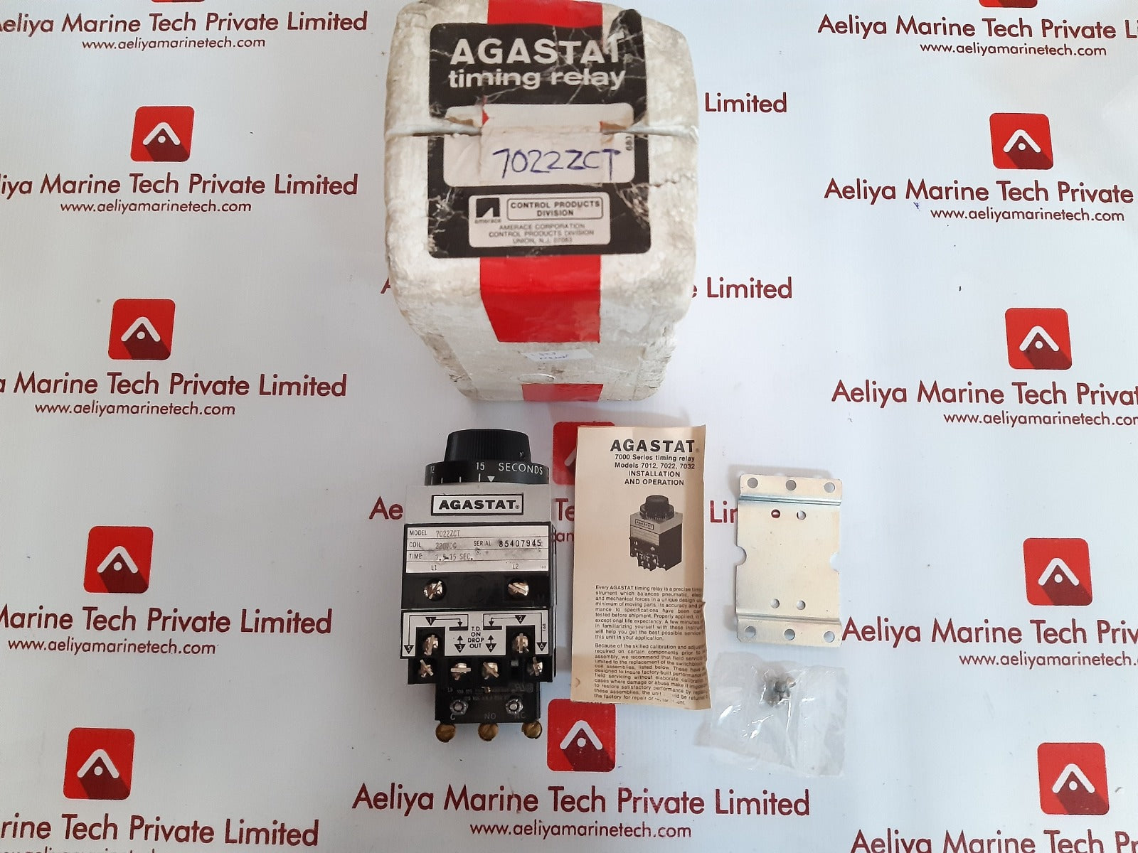 Agastat 7000 series 7022zct timing relay 1.5 to 15 seconds – Aeliya ...