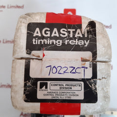 Agastat 7000 series 7022zct timing relay 1.5 to 15 seconds
