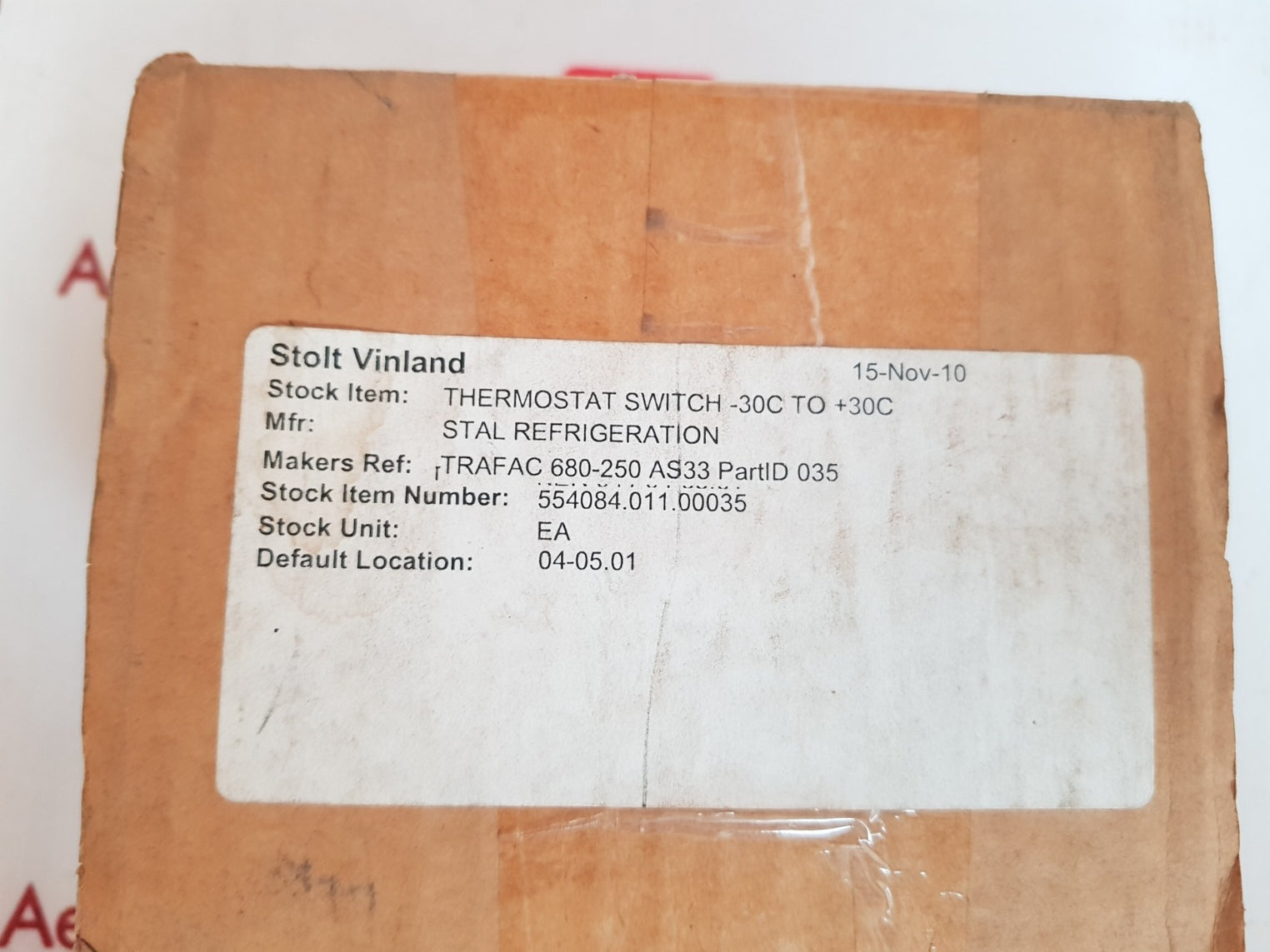 Trafag sensors controls 650.2502 room thermostat